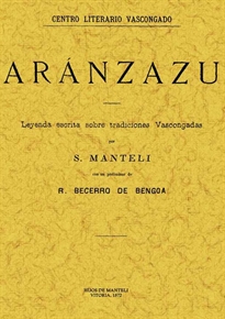 Books Frontpage Aránzazu. Leyenda escrita sobre tradiciones vascongadas
