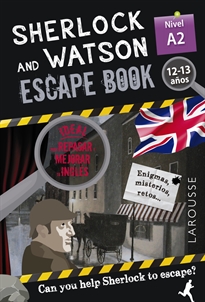 Books Frontpage Sherlock & Watson. Escape book para repasar inglés. 12-13 años