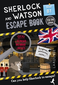 Books Frontpage Sherlock & Watson. Escape book para repasar inglés. 13-14 años