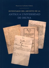 Books Frontpage Inventario del Archivo de la Antigua Universidad de Osuna