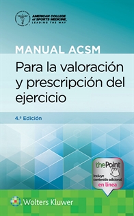 Books Frontpage Manual ACSM para la valoración y prescripción del ejercicio