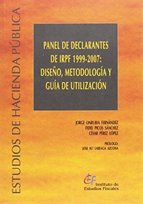 Books Frontpage El Panel de declarantes de IRPF 1999-2007: diseño, metodología y guía de utilización