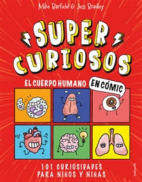Books Frontpage Súper Curiosos - El cuerpo humano en cómic