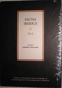 Books Frontpage Fauna ibérica. Vol. 3. Acari: Oribatei, Poronota
