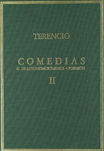 Books Frontpage Comedias. Vol. II. El Heautontimorúmenos. Formión
