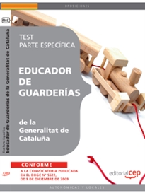 Books Frontpage Educador de Guarderías de la Generalitat de Cataluña. Test  Parte Específica