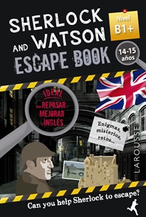 Books Frontpage Sherlock & Watson. Escape book para repasar inglés. 14-15 años