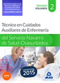 Books Frontpage Técnico en Cuidados Auxiliares de Enfermería del Servicio Navarro de Salud-Osasunbidea. Temario. Volumen II