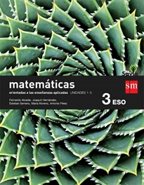 Books Frontpage Matemáticas orientadas a las ciencias aplicadas. 3 ESO. Savia. Trimestres
