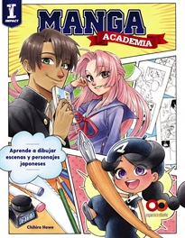Books Frontpage Academia manga. Aprende a dibujar escenas y personajes japoneses