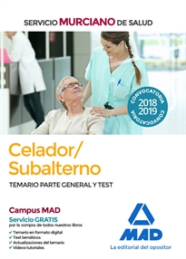 Books Frontpage Celador/Subalterno del Servicio Murciano de Salud. Temario parte general y test