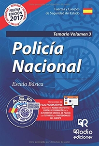 Books Frontpage Cuerpo Nacional de Policía. Escala básica. Temario Vol. 3. Cuarta Edición