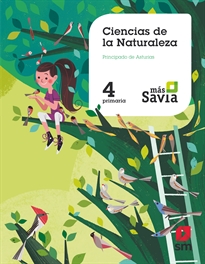 Books Frontpage Ciencias naturales. 4 Primaria. Más Savia. Asturias