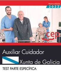 Books Frontpage Auxiliar Cuidador. Xunta de Galicia. Test Parte específica