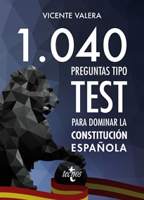 Books Frontpage 1040 preguntas tipo test para dominar la Constitución Española