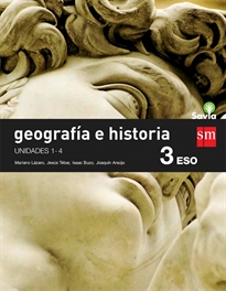 Books Frontpage Geografía e historia. 3 ESO. Savia. Trimestres