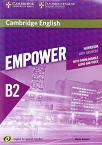 Books Frontpage Cambridge English Empower for Spanish Speakers B2 Workbook with Answers