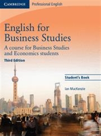 Books Frontpage English for Business Studies Student's Book