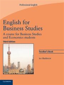 Books Frontpage English for Business Studies Teacher's Book 3rd Edition