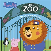 Books Frontpage Peppa Pig. Libro de cartón con solapas - En el zoo