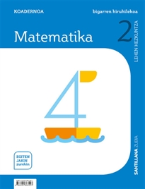 Books Frontpage Koadernoa Matematika 2 Leh Bigarren Hiruhilekoa Egiten Jakin Zurekin