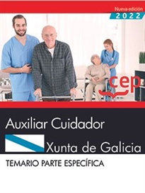 Books Frontpage Auxiliar Cuidador. Xunta de Galicia. Temario Parte específica