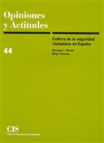 Books Frontpage Cultura de la seguridad ciudadana en España