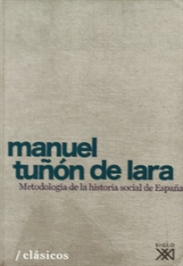 Books Frontpage Metodología de la historia social de España