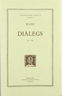 Books Frontpage Diàlegs, vol. VIII: Gòrgias
