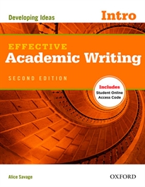Books Frontpage Effective Academic Writing 2nd Edition Intro Student's Book with Online Practice