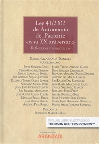 Books Frontpage Ley 41/2002 de Autonomía del Paciente en su XX aniversario (Papel + e-book)