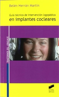 Books Frontpage Guía de intervención logopédica en implantes cocleares
