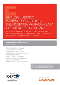 Books Frontpage Análisis jurídico y criminológico de la delincuencia protagonizada por menores de 14 años (Papel + e-book)