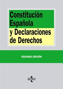Books Frontpage Constitución Española y Declaraciones de Derechos