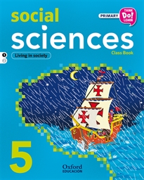 Books Frontpage Think Do Learn Social Sciences 5th Primary. Class book Module 1