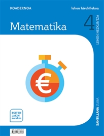 Books Frontpage Koadernoa Matematika 4 Leh 1 Hiruhilekoa Egiten Jakin Zurekin