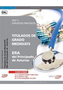 Books Frontpage Titulados de Grado Medio/ATS ERA del Principado de Asturias. Test y Supuestos Prácticos