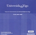 Front pageTeses de doutoramento da Universidade de Vigo. Curso 2005-2006