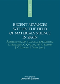 Books Frontpage Recent advances within the field of materials science in Spain