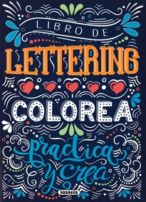 Books Frontpage Libro de lettering. Colorea, practica y crea