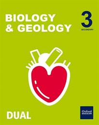 Books Frontpage Inicia Biology 3.º ESO. Student's book. Amber