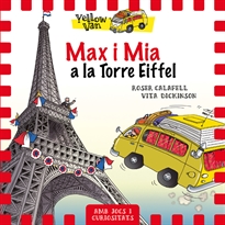 Books Frontpage Yellow Van 13. Max i Mia a la Torre Eiffel