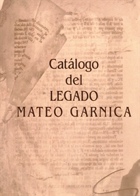 Books Frontpage Catálogo del Legado Mateo Garnica