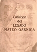 Front pageCatálogo del Legado Mateo Garnica
