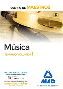 Books Frontpage Cuerpo de Maestros Música. Temario Volumen 1