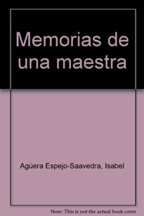 Books Frontpage Memorias de una maestra