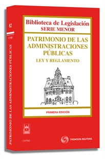 Books Frontpage Patrimonio de las Administraciones Públicas - Ley y Reglamento