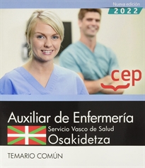 Books Frontpage Auxiliar Enfermería. Servicio Vasco de Salud-Osakidetza. Temario Común