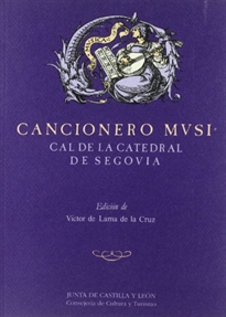 Books Frontpage Cancionero musical de la catedral de Segovia