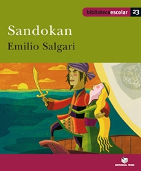 Books Frontpage Biblioteca Escolar 023 - Sandokan -Emilio Salgari-
